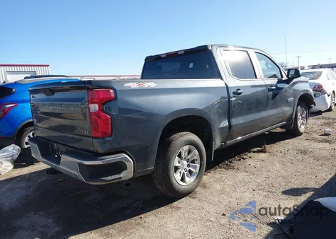 2021 Chevrolet Silverado 1500 4Wd Short Bed Lt из США, поврежденный, VIN 3GCUYDET4MG102813